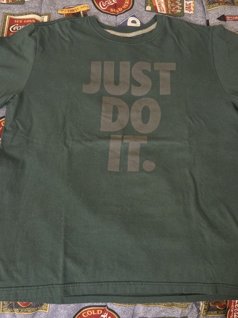 Nike "Just Do It." Dark Green Graphic Tee